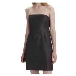 Theory Conie Strapless Dress in Mica